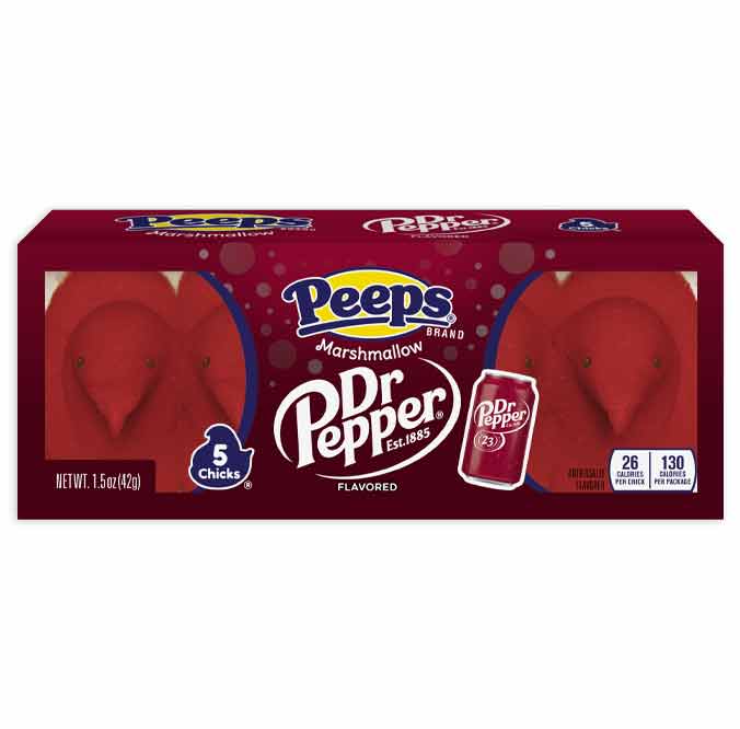 Peeps Marshmallow Dr Pepper 5 Chicks (42g)