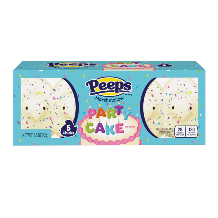 Peeps Marshmallow Party Cake 5 Chicks (42g)