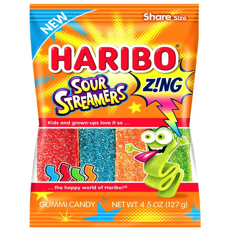 Haribo Sour Streamers (127g)