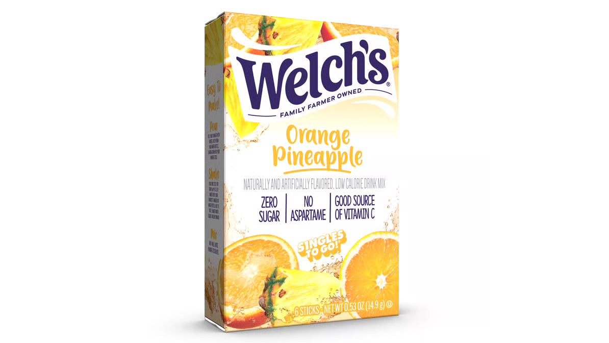 Welch’s Orange Pineapple Drink Mix 6ct