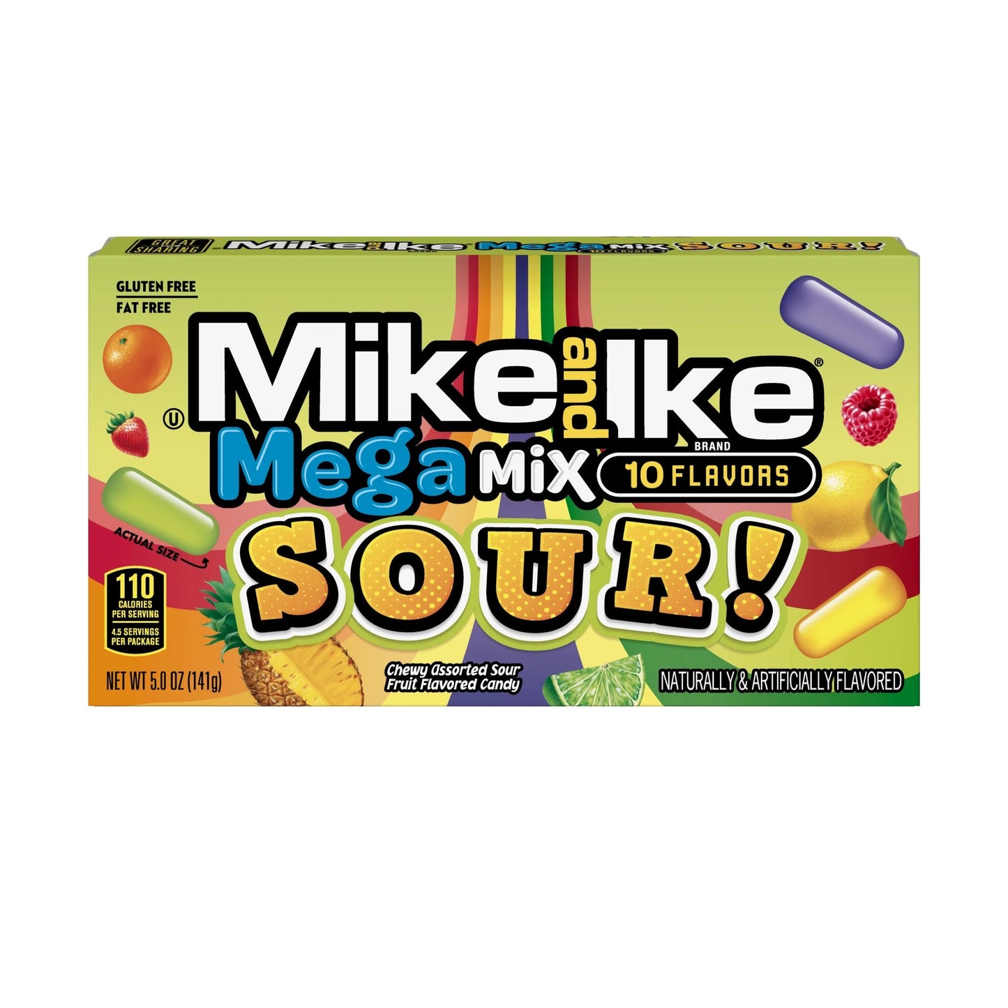 Mike And Ike Mega Mix Sour 141g
