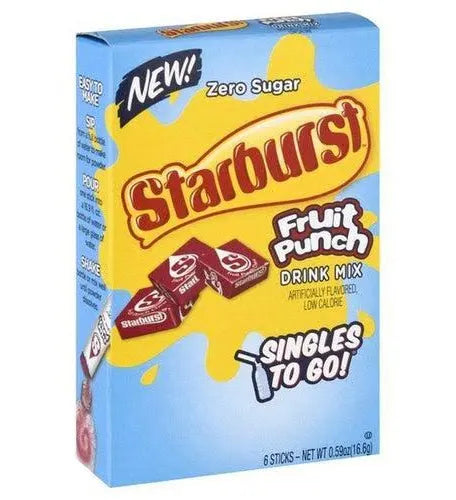Starburst Fruit Punch Drink Mix 6ct
