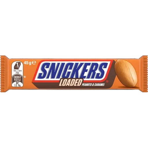 Snickers Loaded Peanut & Caramel 45g (Australia)