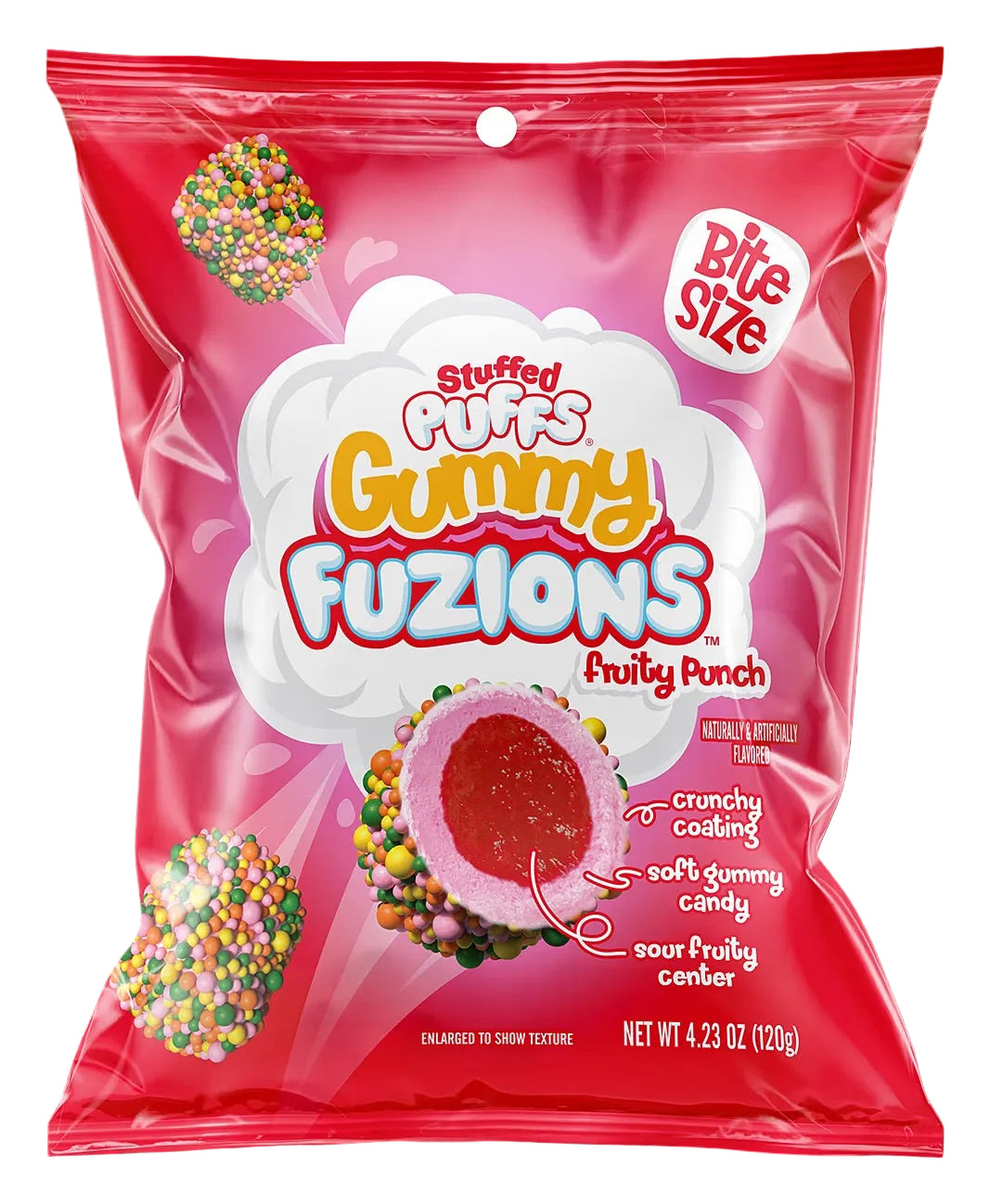 Stuffed Puffs Gummy Fuzions Fruity Punch 120g