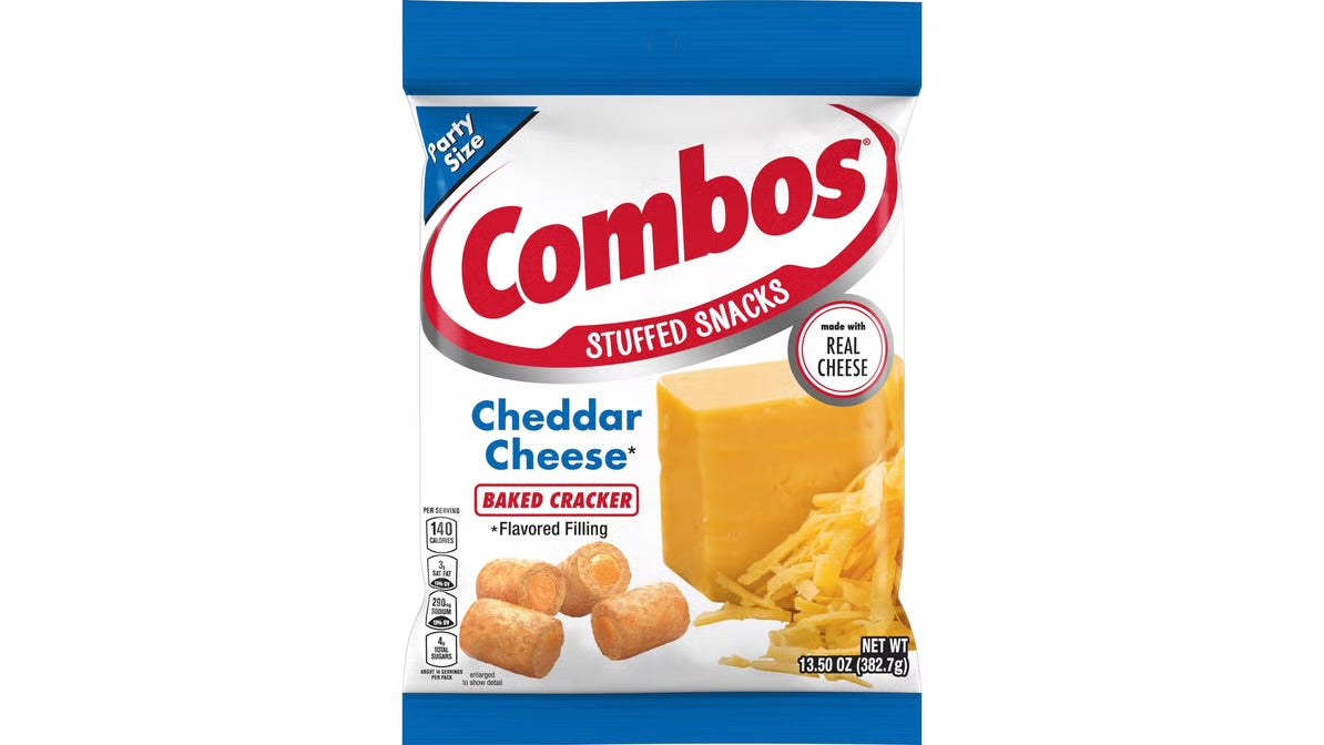 Combos Cheddar Cheese Baked Cracker 178g