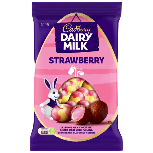 Cadbury Dairy Milk Strawberry 118g