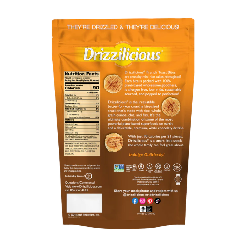Drizzilicious French Toast Bites (4oz) - Central Sweet Supply