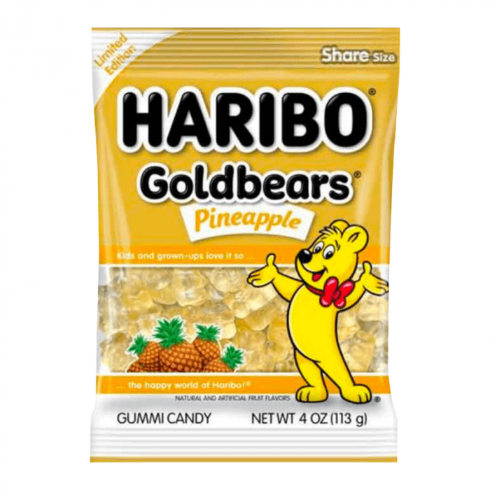 Haribo Goldbears Pineapple (113g) - Central Sweet Supply