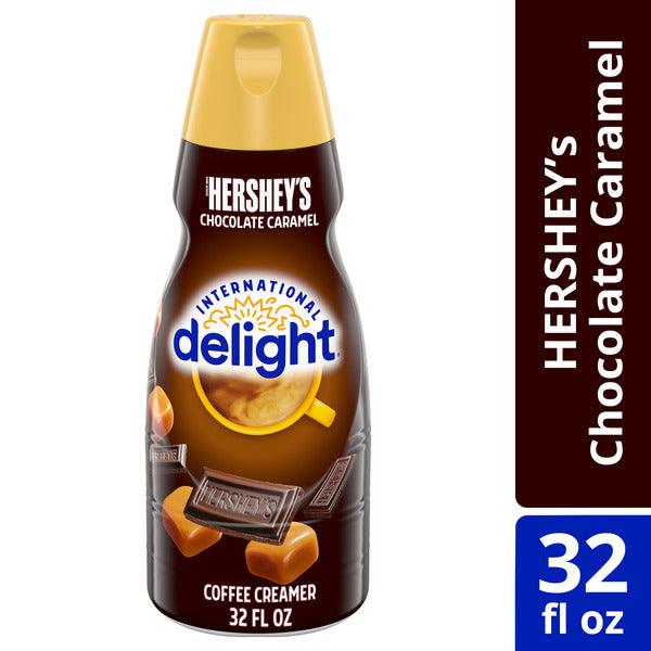International Delight HERSHEY’S Chocolate Caramel Liquid Coffee Creamer (32oz) - Central Sweet Supply