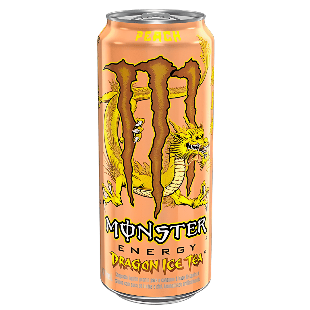 Monster Dragon Ice Tea Peach (473ml) (Brazil) - Central Sweet Supply