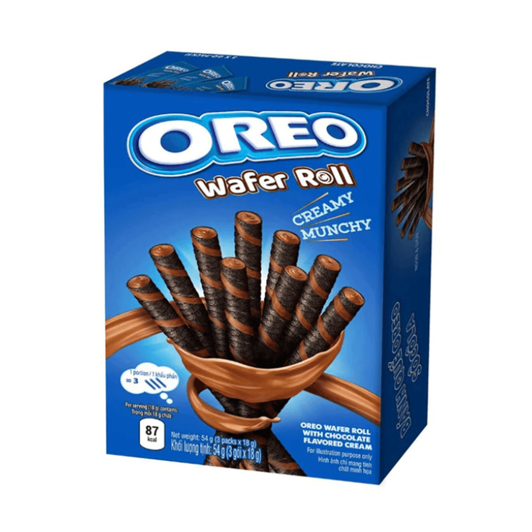 Oreo Wafer Roll Chocolate (54g) - Central Sweet Supply