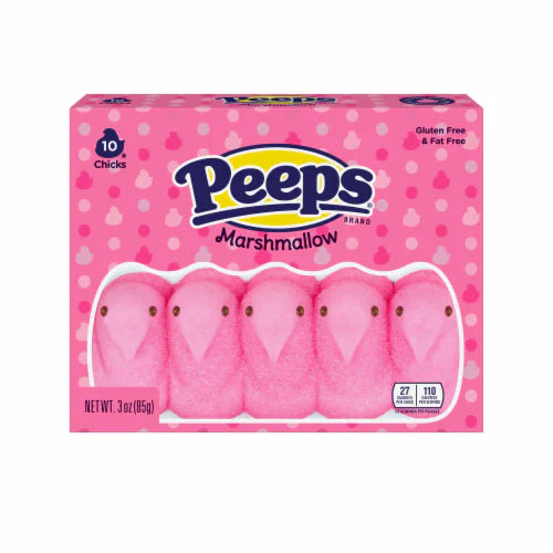 Peeps Marshmallow Bunnies Pink Chicks 10ct (85g) - Central Sweet Supply