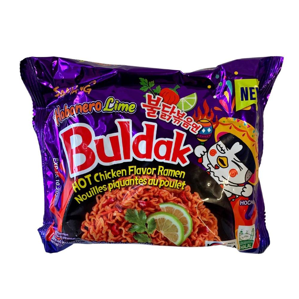 Samyang Buldak Habenero Lime Ramen Noodles (130g) - Central Sweet Supply