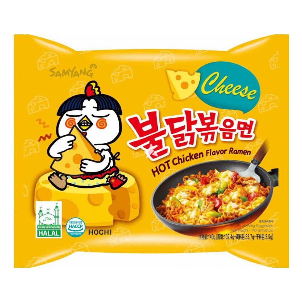 Samyang Buldak Hot Chicken Cheese Flavour Ramen (140g) - Central Sweet Supply