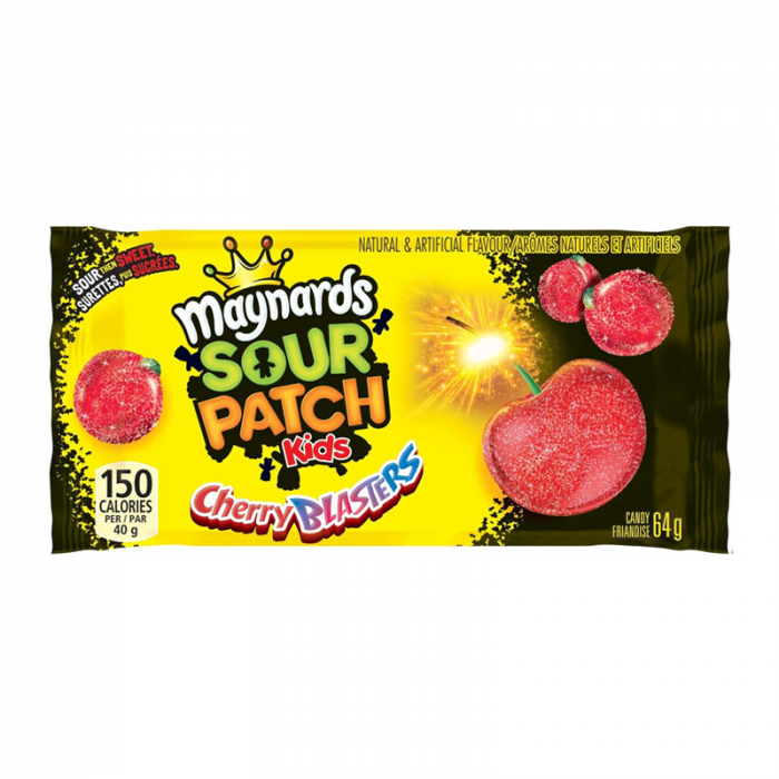 Sour Patch Kids Cherry Blasters Pouch (64g) (Canada) - Central Sweet Supply