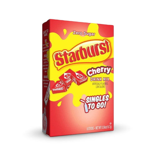 Starburst Cherry Drink Mix - 0.59oz - Central Sweet Supply