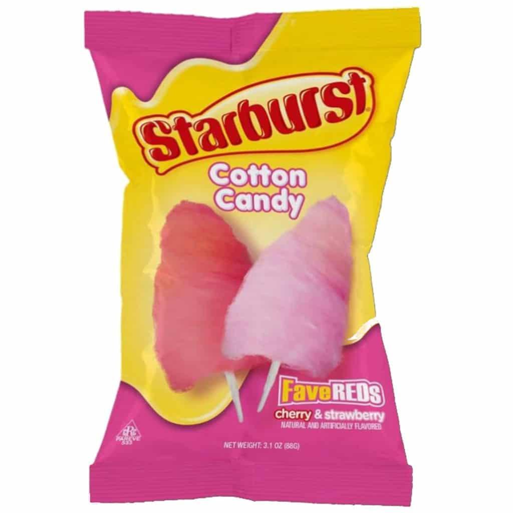 Starburst Cotton Candy Fave Reds (88g) - Central Sweet Supply