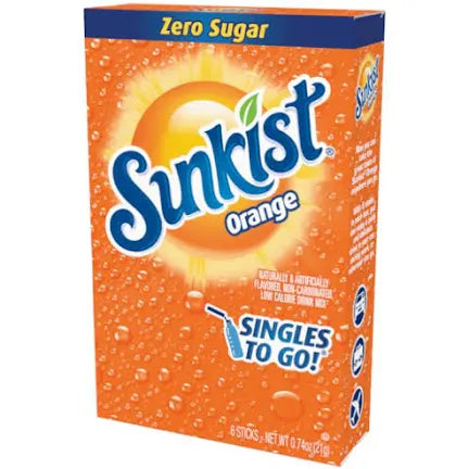 Sunkist Orange Drink Mix - 0.74oz - Central Sweet Supply