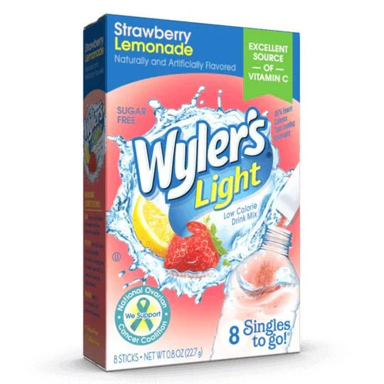 Wyler’s Light Strawberry Lemonade Drink Mix 8ct
