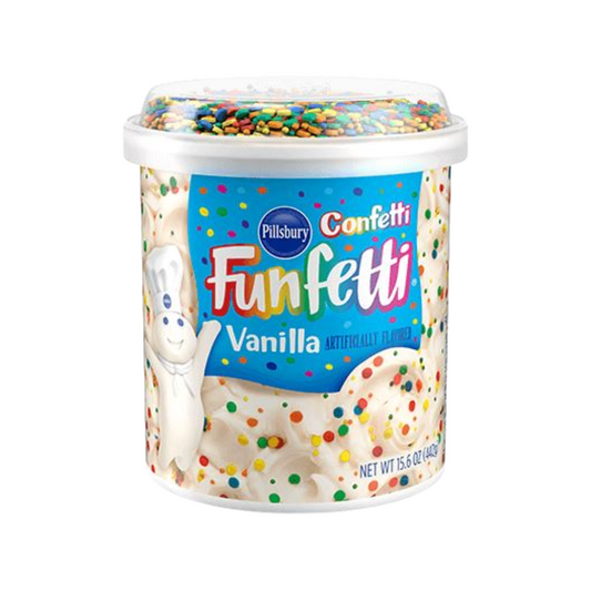 Pillsbury Confetti Funfetti Vanilla Frosting (15.6oz)