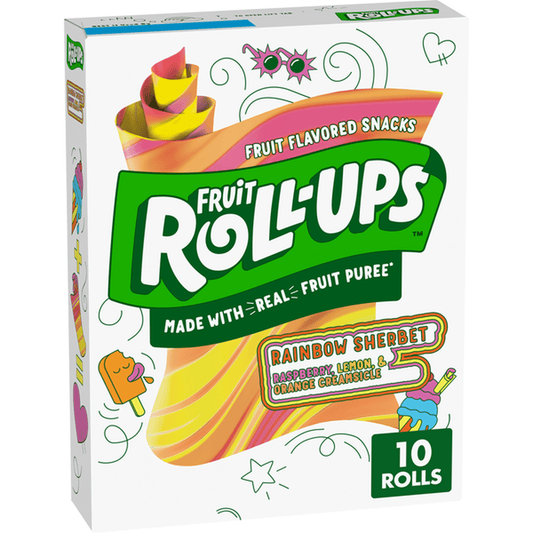Fruit Roll-ups Rainbow Sherbet