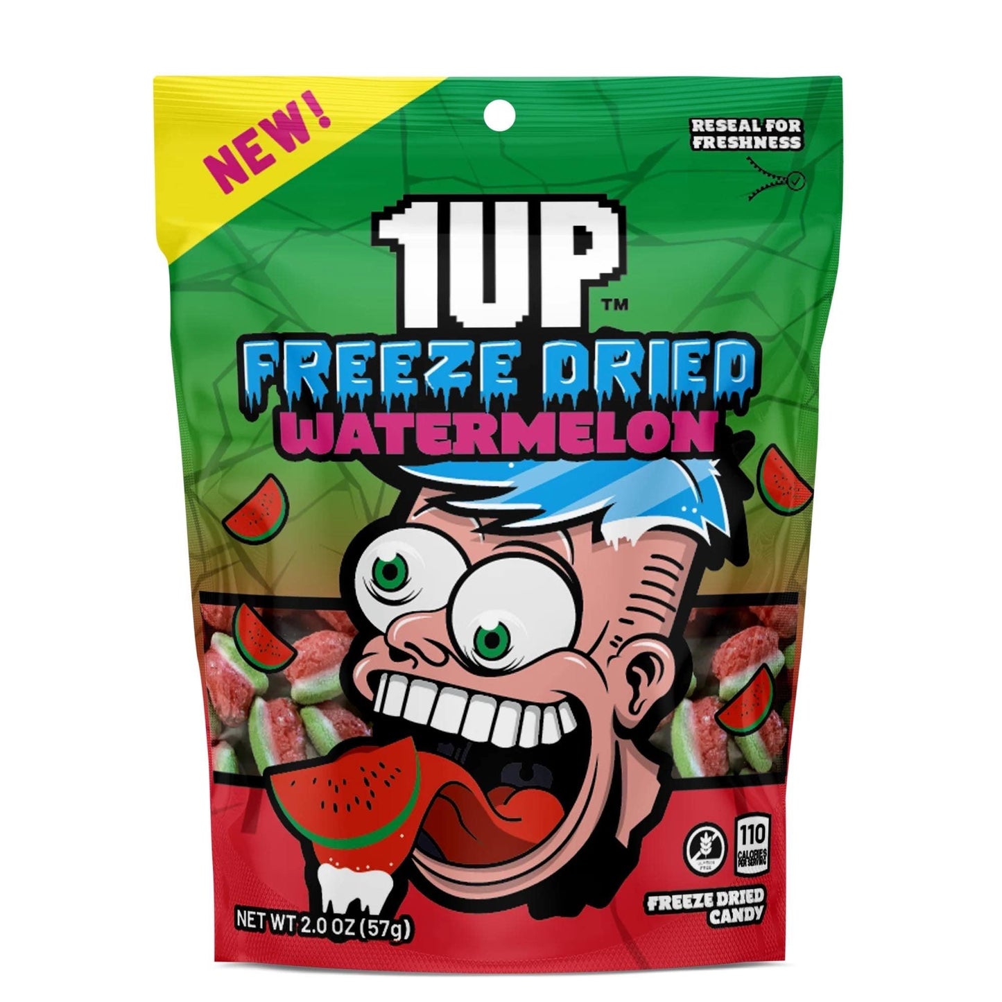 1UP Freeze Dried Watermelon (57g) - Central Sweet Supply