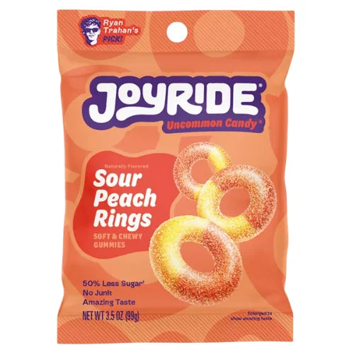 Joyride Sour Peach Rings 99g