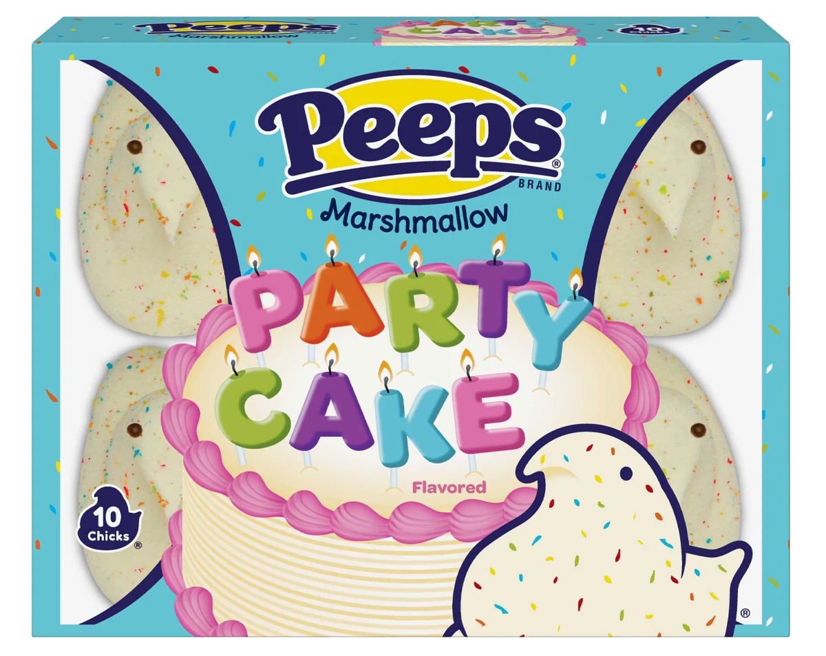 Peeps Marshmallow Party Cake 10 Chicks (85g)
