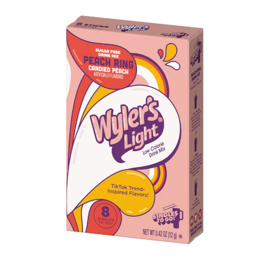 Wyler’s Light Peach Ring Drink Mix 8ct
