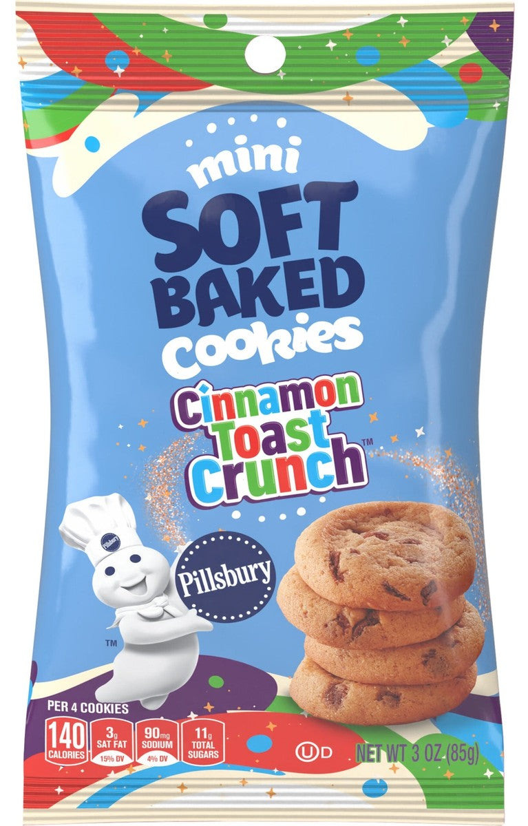 Pillsbury Mini Soft Baked Cookies Cinnamon Toast Crunch 3oz