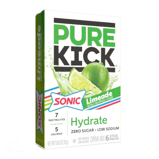 Pure Kick Sonic Limeade Drink Mix 6ct