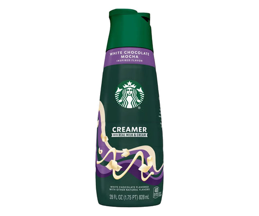 Starbucks White Chocolate Mocha Coffee Creamer 828ml