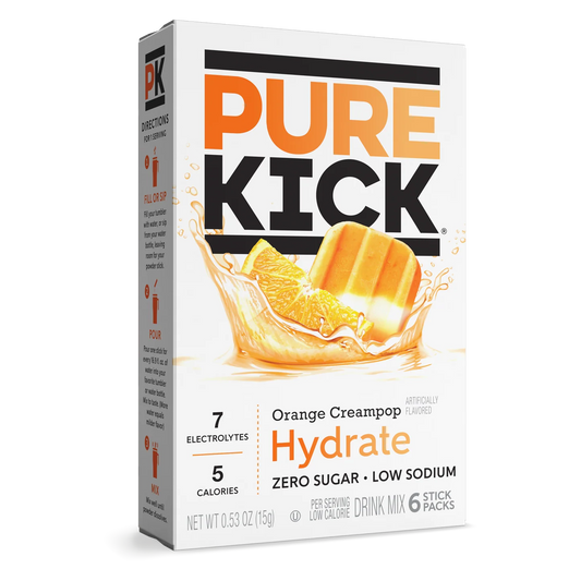 Pure Kick Orange Creampop Drink Mix 6ct