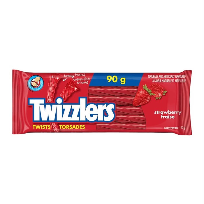 Twizzlers Strawberry Fraise 90g (Canada)