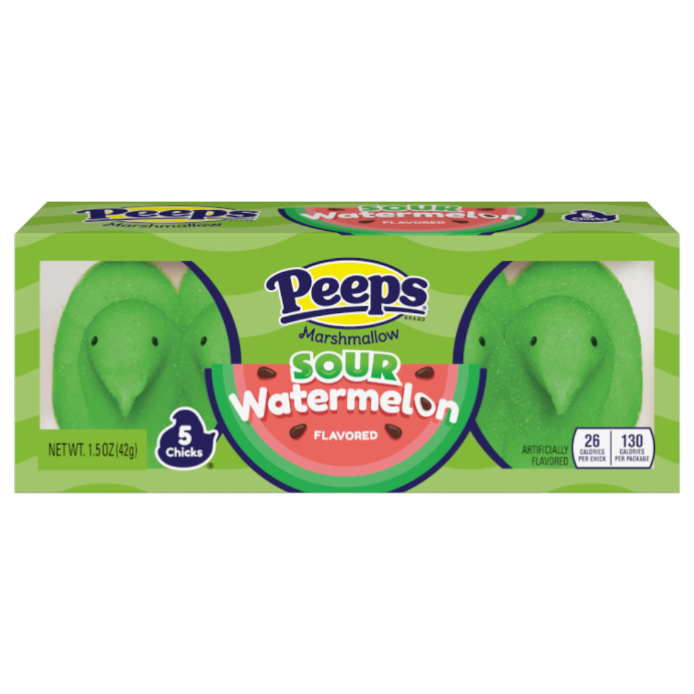 Peeps Marshmallow Sour Watermelon 5 chicks (42g)