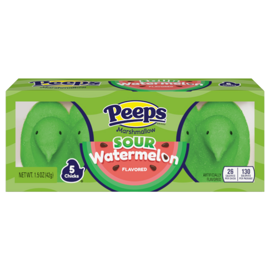 Peeps Marshmallow Sour Watermelon 5 chicks (42g)