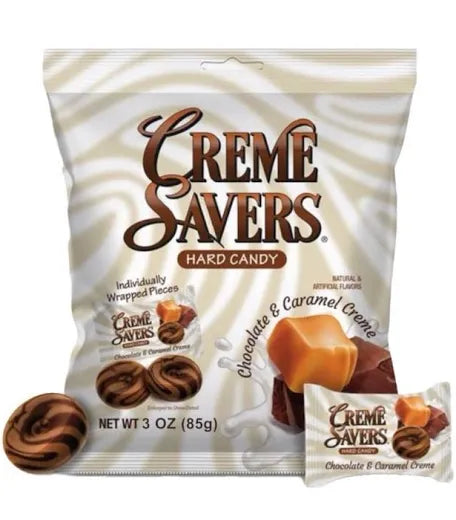 Creme Savers Chocolate & Caramel Creme 88g