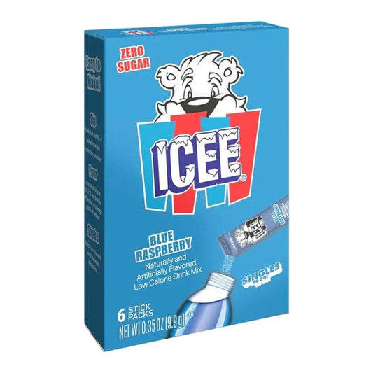 Icee Blue Raspberry Drink Mix 6ct