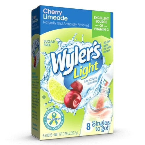 Wyler’s Light Cherry Limeade Drink Mix 8ct