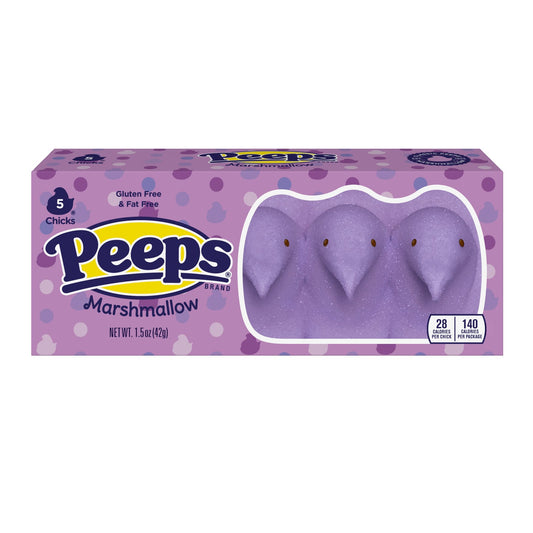 Peeps Easter Marshmallow Chicks Lavender 5CT (42g)