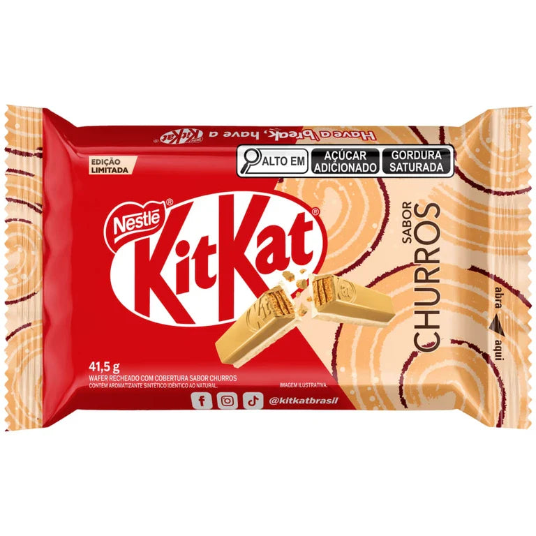 Kitkat Sabor Churros (Brazil) 41.5g