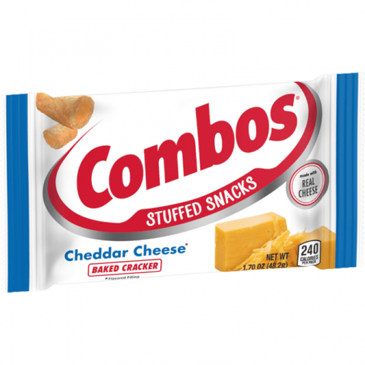 Combos Cheddar Cheese Baked Cracker 48g