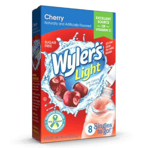 Wylers Light Cherry Drink Mix 8ct