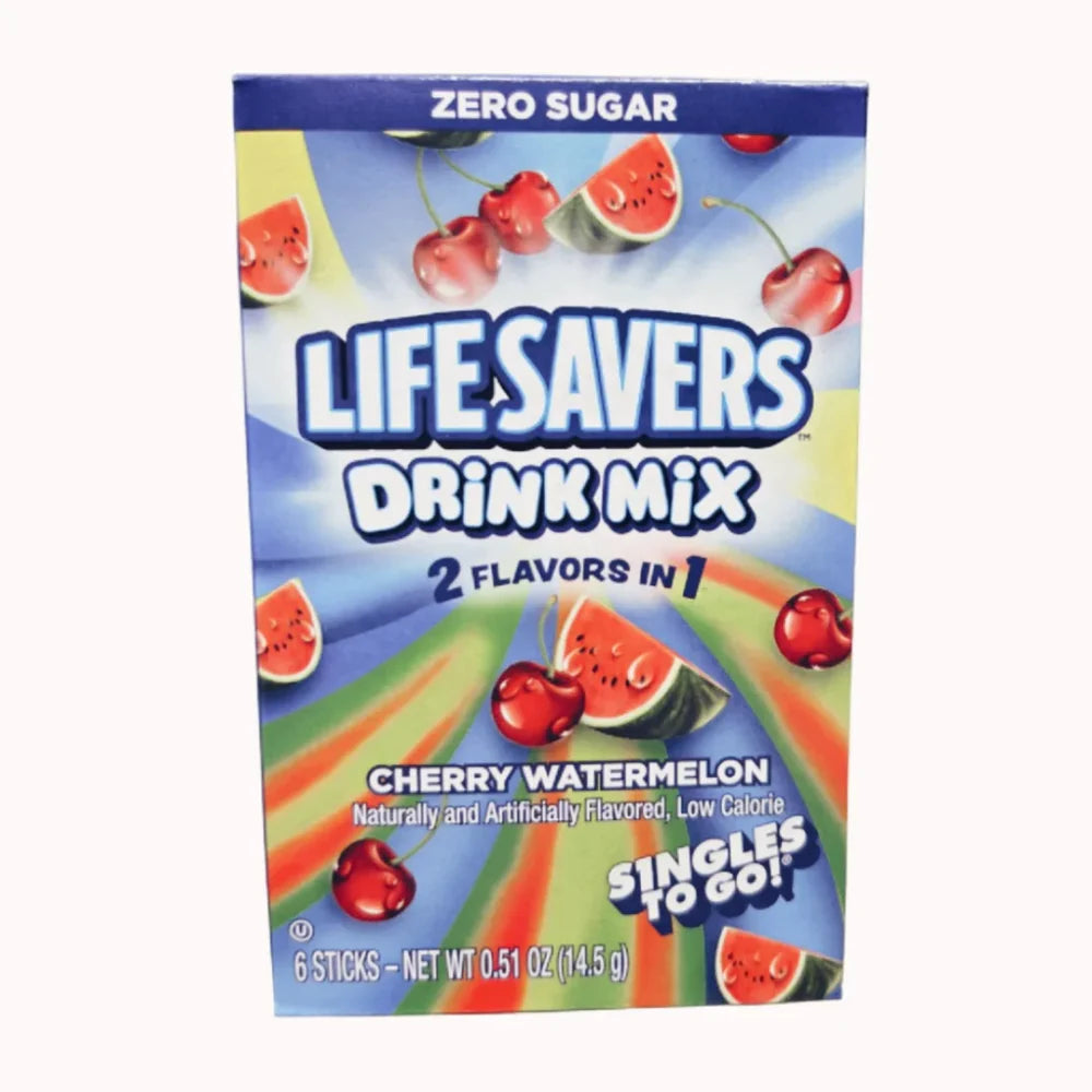 Lifesavers Cherry Watermelon Drink Mix 6ct