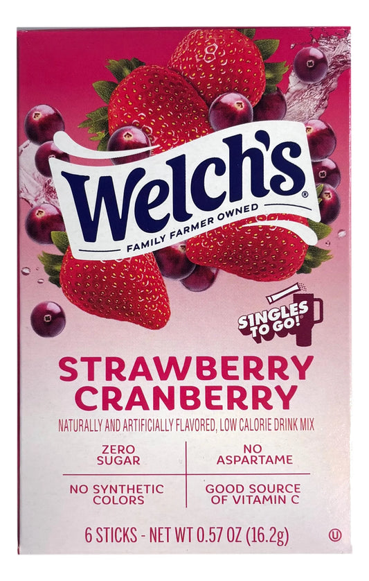 Welch’s Strawberry Cranberry Drink Mix 6ct