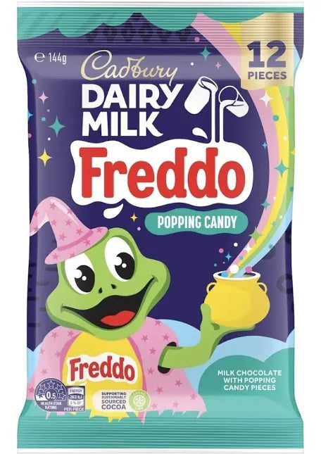 Cadbury Dairy Milk Freddo Popping Candy 144g (Australia)