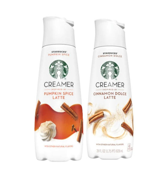 Starbucks Coffee Creamers Seasonal Bundle Cinnamon Dolce Latte & Pumpkin Spice