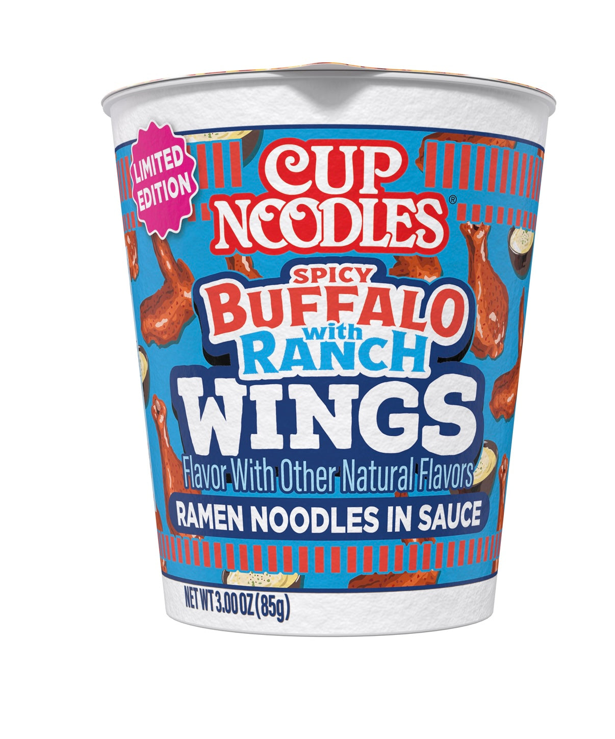 Nissin Cup Noodles Spicy Buffalo With Ranch Wings 85