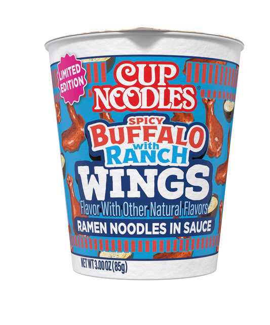 Nissin Cup Noodles Spicy Buffalo With Ranch Wings 85
