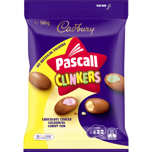 Cadbury Pascall Clinkers (160g) (Australian) Viral Chocolate Candies